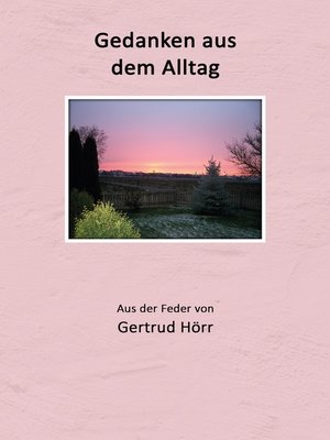 cover image of Gedanken aus dem Alltag